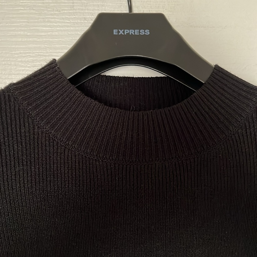 Amazon Zesica Black Sweater Dress Size L - Picture 4 of 8